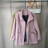 宽松中长款 6812撤柜xxq工装 立领风衣外套韩版 小个子休闲大衣