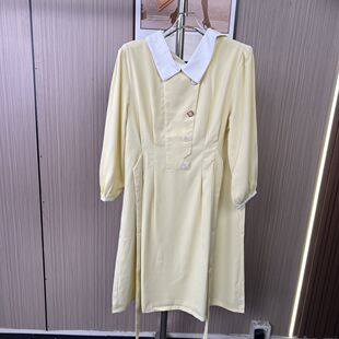 显瘦衬衫 1021撤柜cg大码 新款 气质连衣裙秋季 裙子 女装