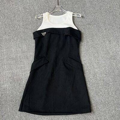 3086新款WL法式背心气质无袖收腰夏季显瘦小黑裙黑色连衣裙修身