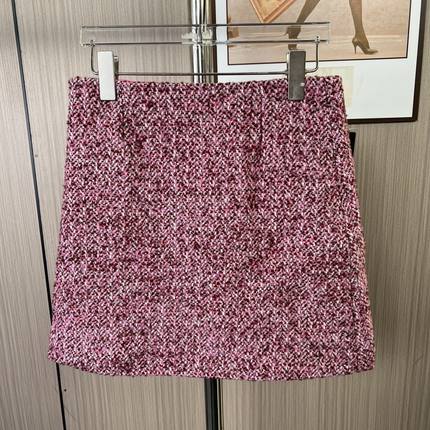 1561撤柜DS香风格子小个子半身裙秋冬2025短裙显瘦新款高腰