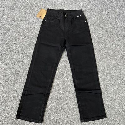 3099撤柜裤子直筒高街黑色男士显瘦百搭弹力宽松休闲牛仔裤修身