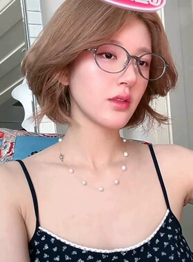 赵露思同款满天星天然淡水珍珠项链女高级感轻奢小众颈链2025爆款