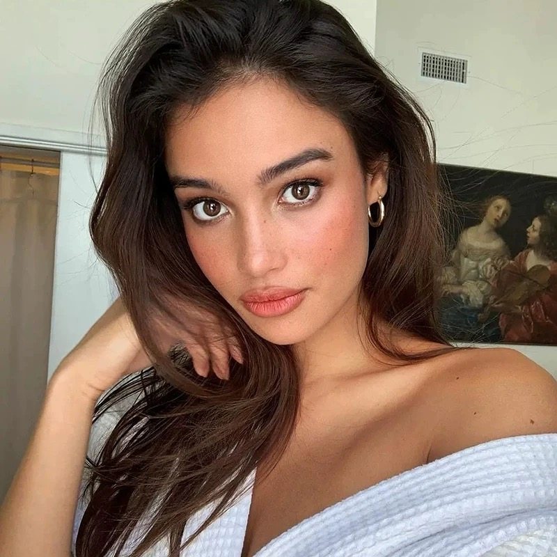 金属感肯豆同款气质耳圈极简