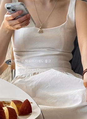 mona同款韩国设计感大桃心吊坠项链银色立体心形爱心坠项饰女