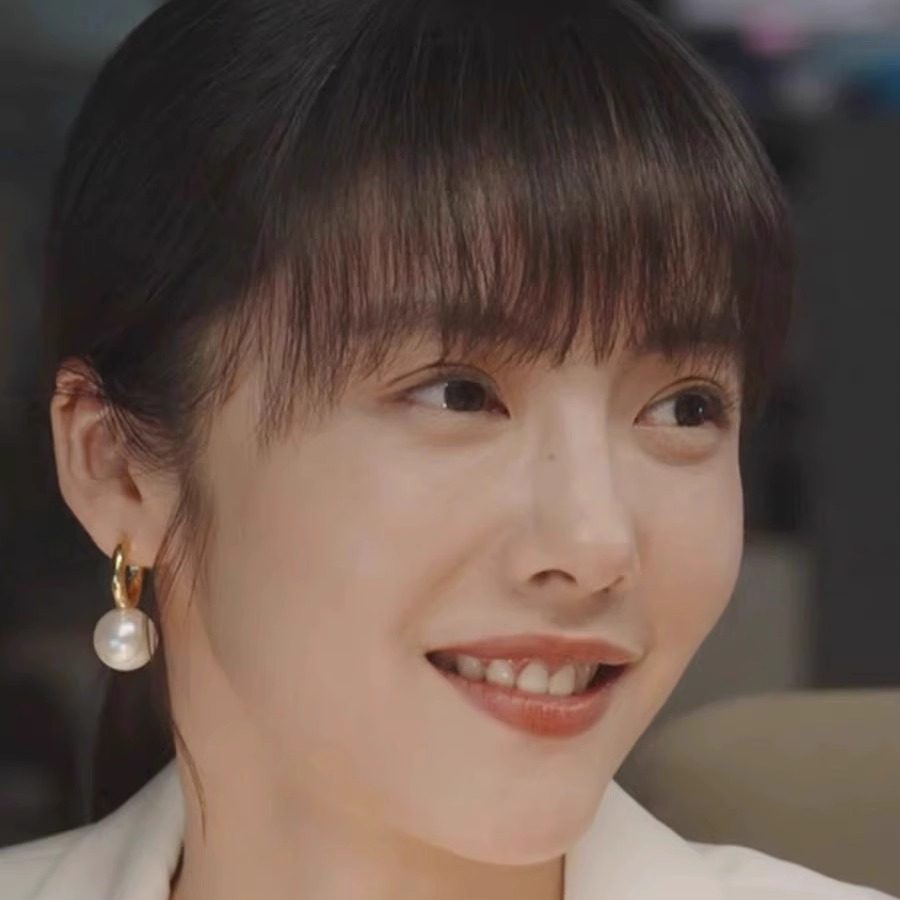 装腔启示录蔡文静唐影同款施家金色珍珠耳环女春夏轻奢高级感耳饰