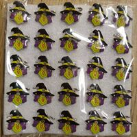 Halloween event small gifts: Pumpkin glowing brooches, children's gifts, prank cartoon skull ghost witch badges thumbnail 7