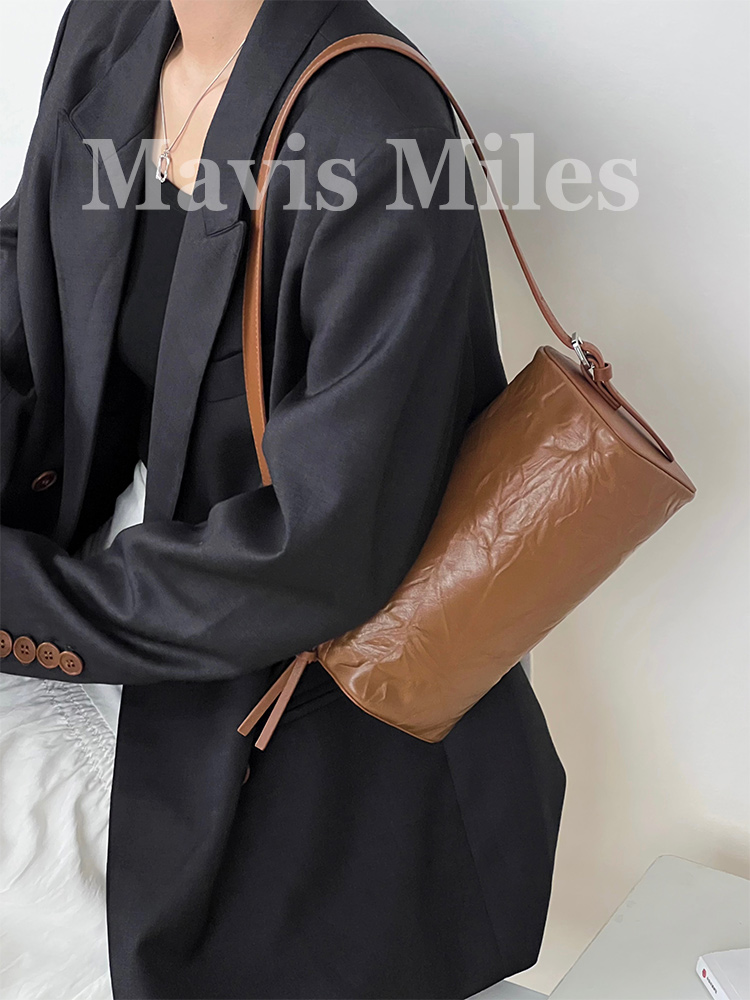 MavisMiles牛皮枕头包