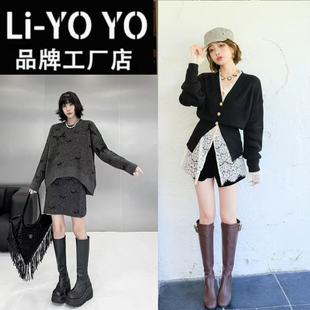 高定女装 WY百搭连衣裙针织设计师款 999 时尚 001