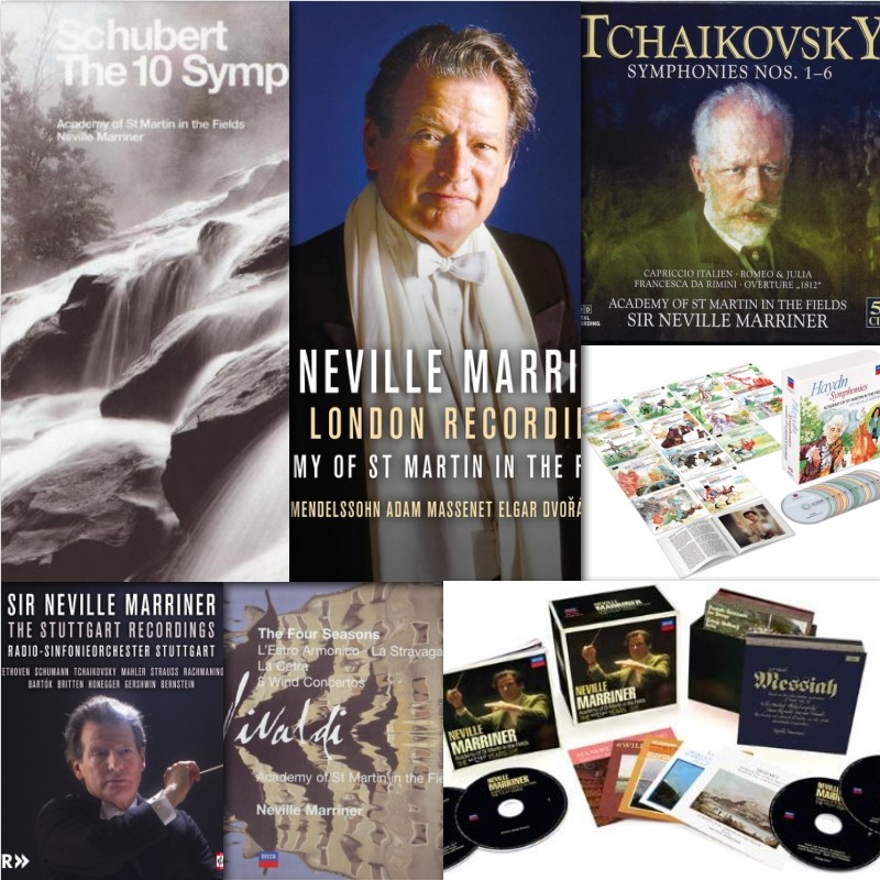 t327 马里纳 neville marriner 英国指挥家无损音源8套90cd合集