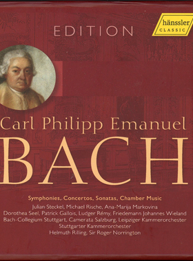 T142 CPE Bach小巴赫Hanssler瑞霖版54CD古典无损音源FLAC分轨