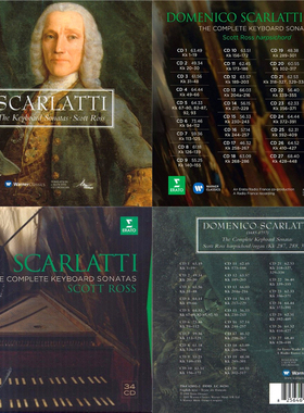 T113 斯科特 罗斯 Scott Ross斯卡拉蒂Scarlatti大键琴FLAC分轨