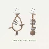 SUSAN VETIVER「海贝」天然贝壳小众原创自然海贝银耳钩耳环