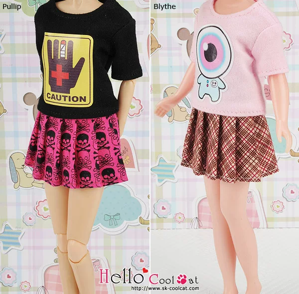 COOLCAT BLYTHE Pullip Azone LICCA OB Различные складки юбки