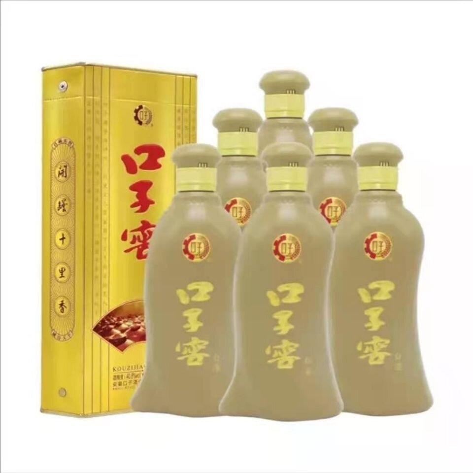 口子窖5年40.8度&middot;400*4瓶兼香型新老包装随机发货江浙沪皖包邮