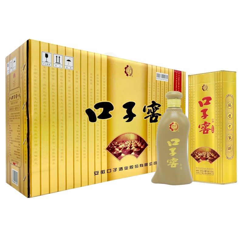 口子窖五年400ml*6瓶整箱装40.8度新老款随机发货江浙沪皖包邮