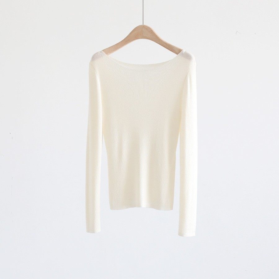 依格歌外贸优品2025秋冬跑量款超细羊毛一字领基本款修身打底衫,女装/女士精品,毛针织衫,淘宝优惠券,粉丝福利购,淘宝优惠卷