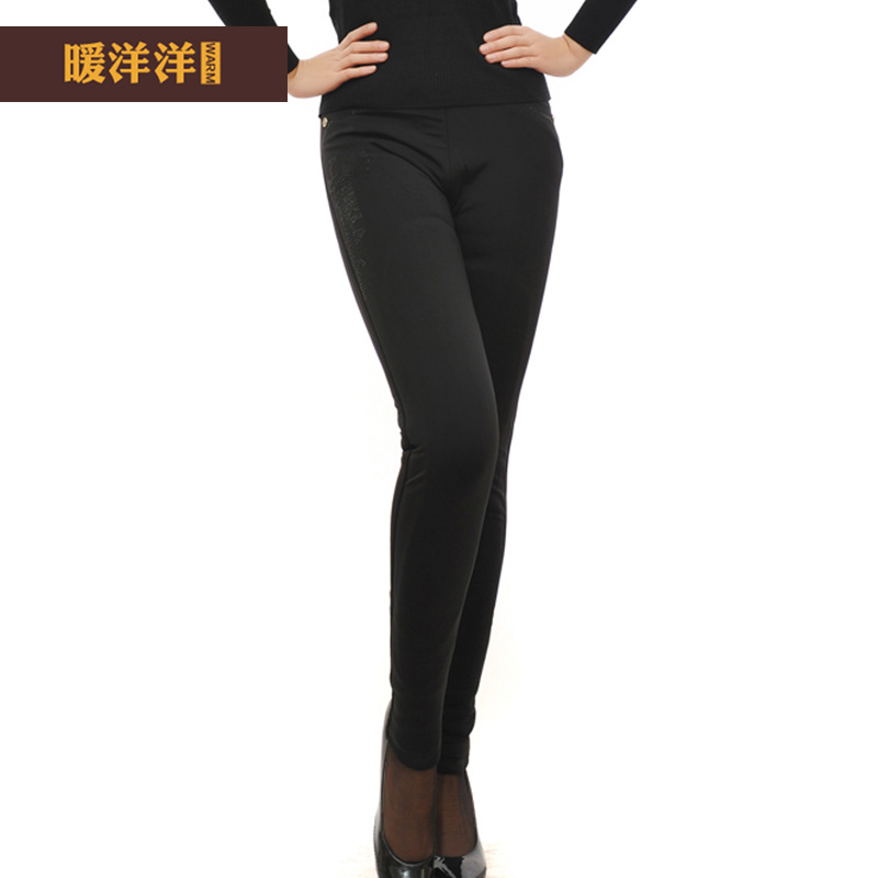 法艾兰高腰冬季女款大保暖绒棉裤