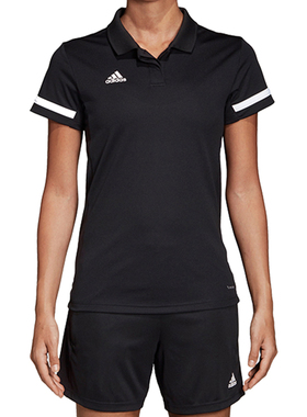 Adidas/阿迪达斯正品新款女子休闲户外运动短袖POLO衫DW6877