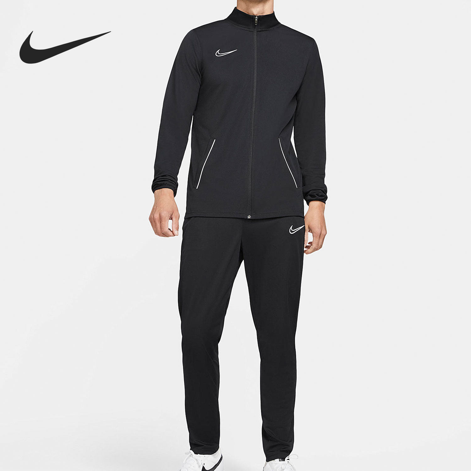 Nike/耐克正品男子足球训练休闲长袖外套长裤运动套装 CW6132-010,运动服/休闲服装,运动套装,淘宝优惠券,粉丝福利购,淘宝优惠卷