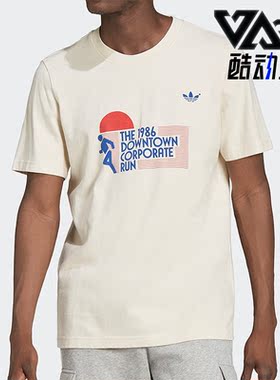 Adidas/阿迪达斯正品三叶草BLUE V. LOOP T男子运动T恤HD4830