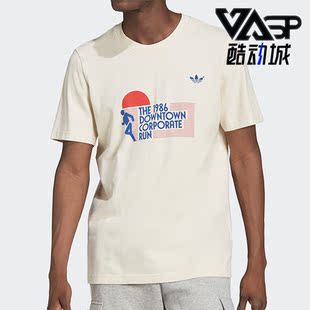 Adidas 阿迪达斯正品 三叶草BLUE T男子运动T恤HD4830 LOOP