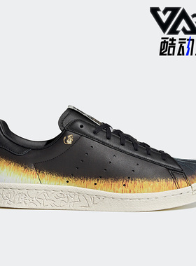 Adidas/阿迪达斯正品三叶草春季男女肖猴印花运动板鞋ID4385