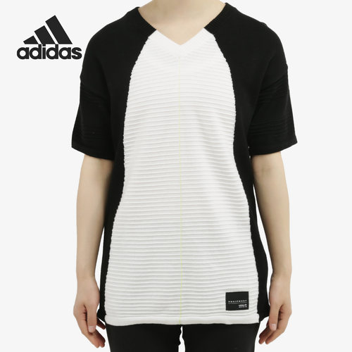 Adidas/阿迪达斯正品三叶草系列新款女休闲运动短袖T恤CE3788