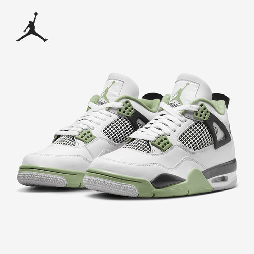 Nike/耐克正品Air Jordan 4 AJ4 女鼠尾草款运动篮球鞋AQ9129-103