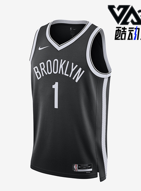 Nike/耐克正品布鲁克林篮网队经典男士运动休闲球衣DN1996-020