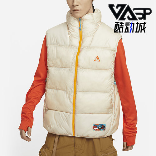 Nike/耐克正品春季新款男女运动休闲保暖棉马甲FD4056-126