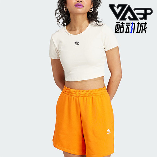 阿迪达斯女士时尚修身短袖T恤
