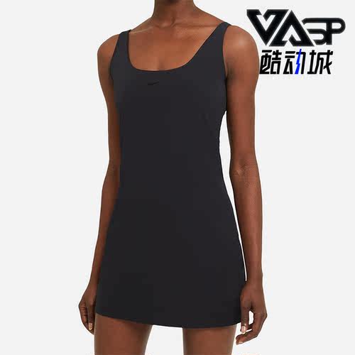 Nike/耐克正品夏新款女子运动休闲舒适训练无袖连衣裙 DA0156-010