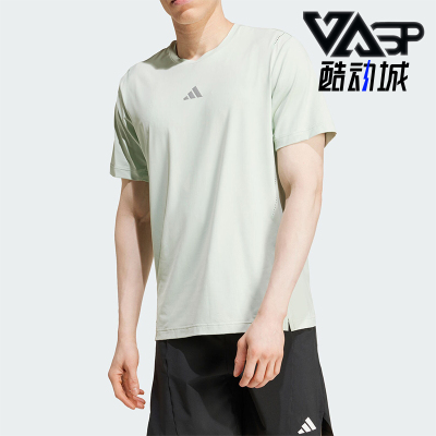 阿迪达斯男士运动健身短袖