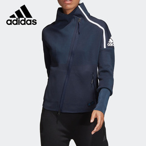 Adidas/阿迪达斯正品W Zne HTR Jk PA女装运动型格夹克外套DP3889
