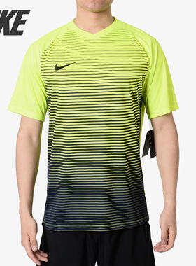 Nike/耐克正品 Dir-FIT 男子时尚足球休闲运动训练短袖T恤AO2374