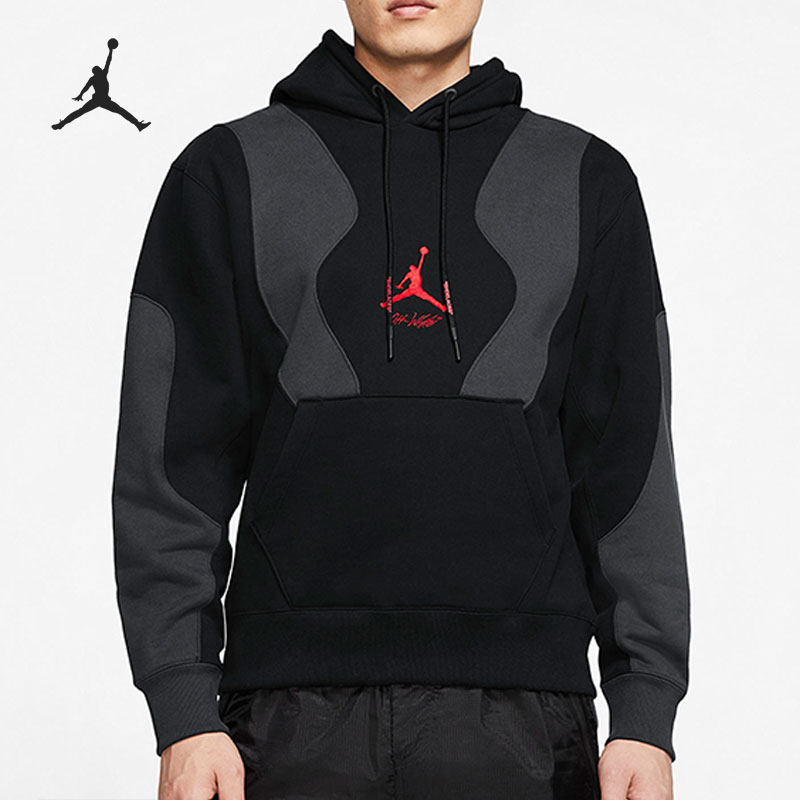 Nike/耐克正品Off-White x Jordan AJ OW联名男子连帽卫衣CV0541