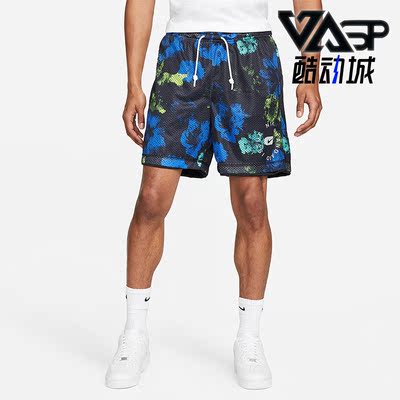 耐克男子抽绳篮球双面直筒短裤