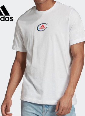 Adidas/阿迪达斯正品男子Vid Game Cult 1圆领短短袖T恤 GE4692