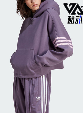 Adidas/阿迪达斯正品HOODIE女子运动宽松连帽运动卫衣IP8972