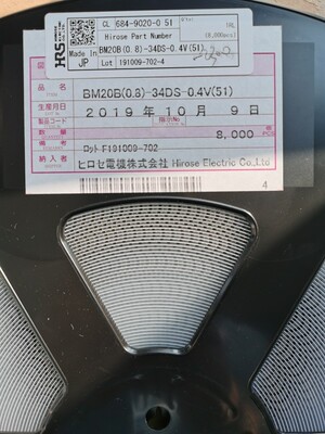 连接器广濑BM20B(0.8)-34DS-0.4V