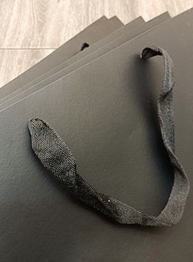 41*12*31cm订单库存横版加大号黑色厚实礼品包装服装袋礼物袋纸袋