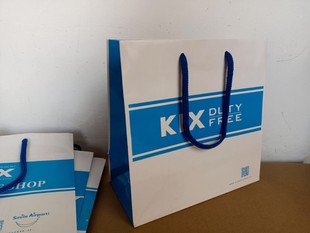 25*12*24cm日单特价款免税店纸袋购物袋礼品袋化妆品纸袋一组10个