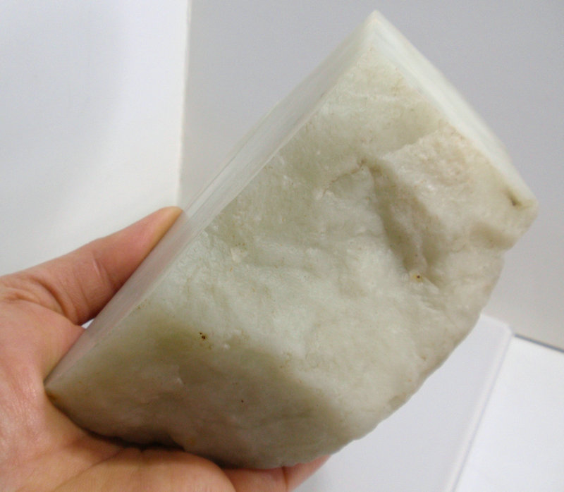 新疆和田白玉原石明料無雜無裂