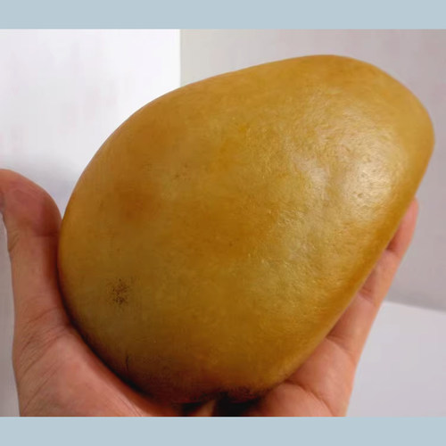 黄龙玉籽料黄蜡原石无裂台霍山玉