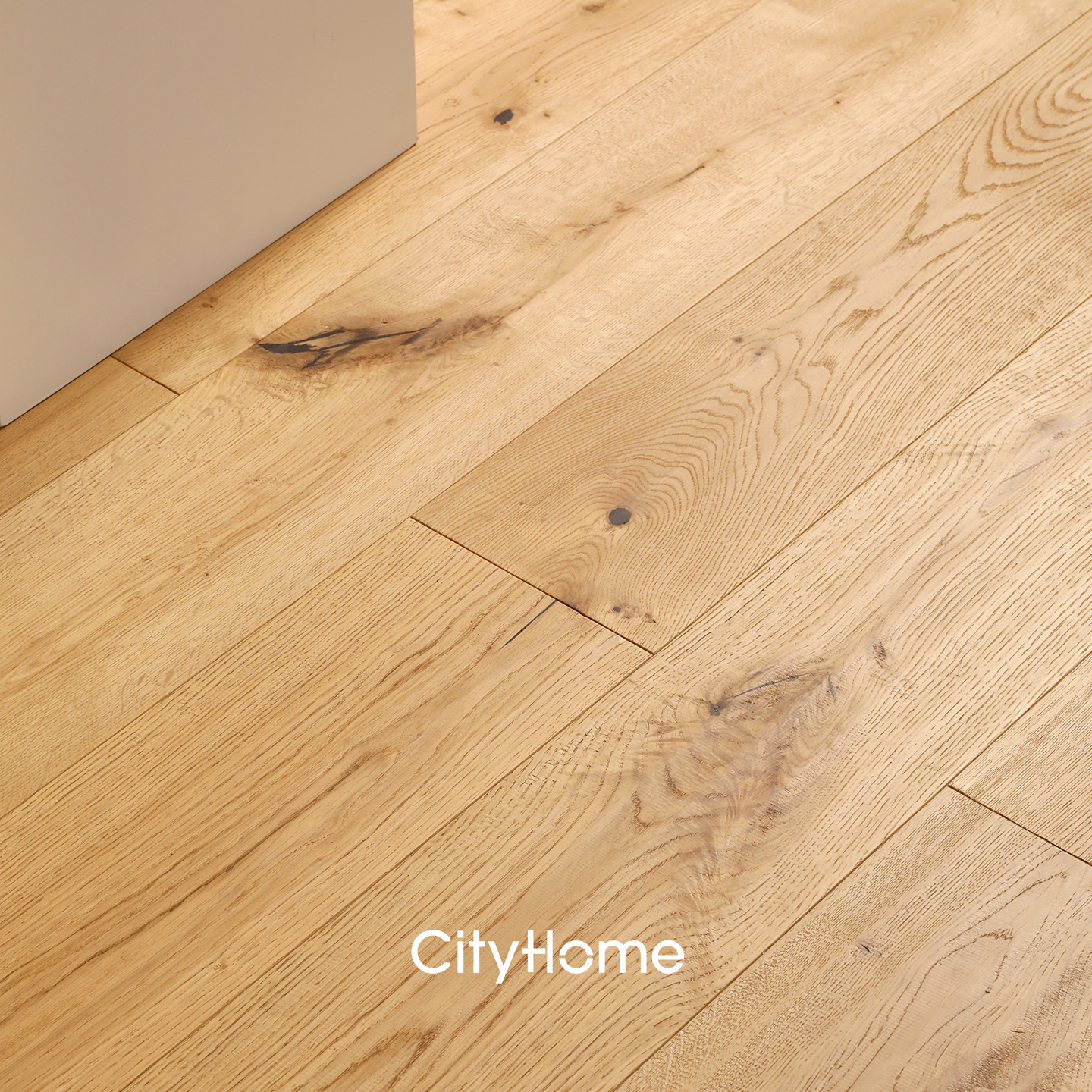 cityhome/橡木实木多层木地板环保中古法式复古地热地暖ENF级地板