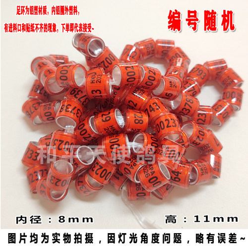 鸽子脚环识别环鸽环脚箍鸽子用品鸽具2026年无证外国足环信鸽环