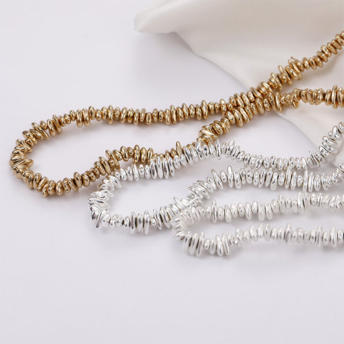 黑胆石镀金碎金碎银扁片