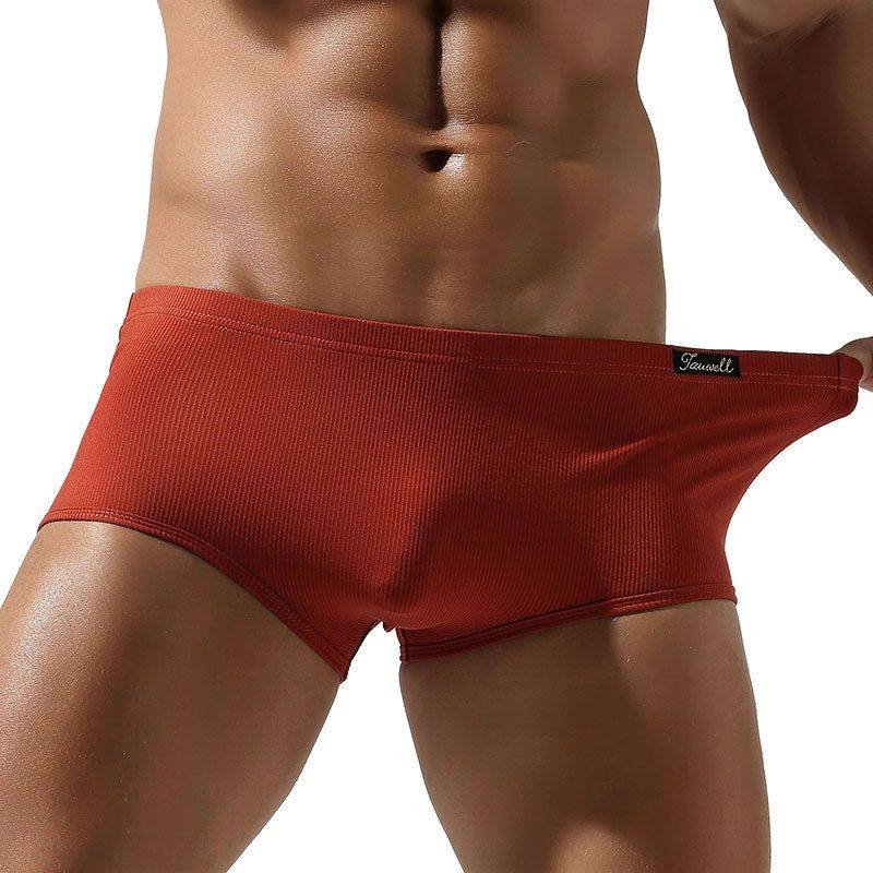 tauwell特为新款性感男士内裤柔软粘纤平角内裤纯色简约舒适透气,女士内衣/男士内衣/家居服,男三角内裤,淘宝优惠券,粉丝福利购,淘宝优惠卷