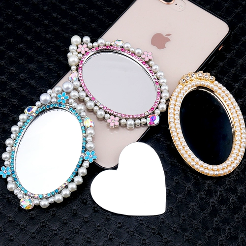 Зеркало, объектив, реалистичный чехол для телефона, кремовый набор материалов, барсетка, DIY