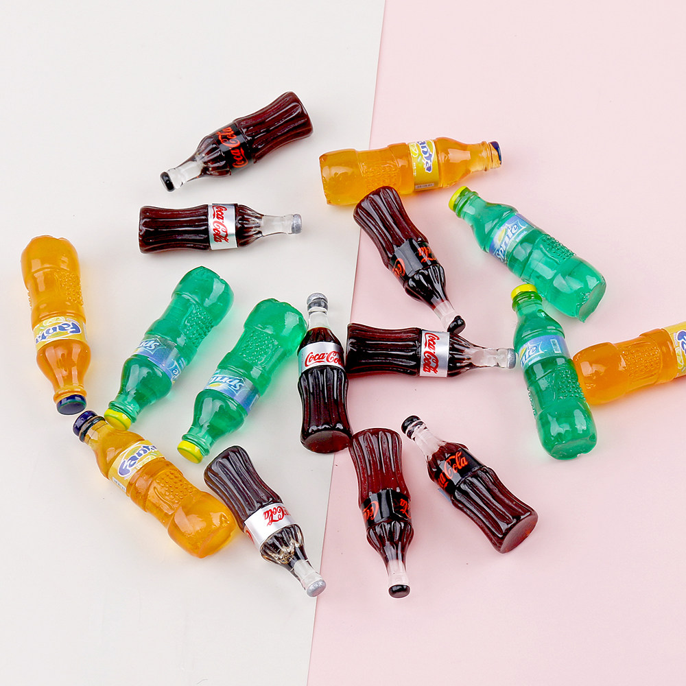 雪碧可乐汽水饮料瓶diy手机壳配件奶油胶材料包手工制作奶油自制